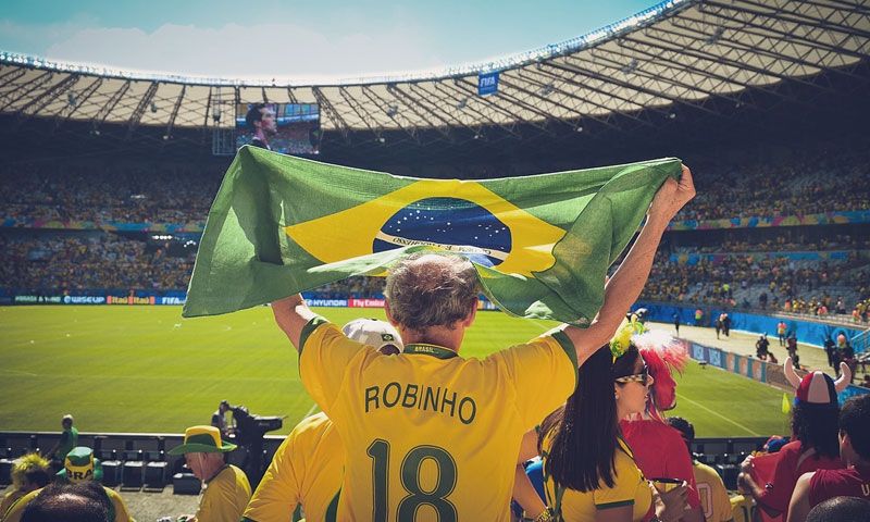 Football fans at World Cup 2018